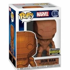 Hobbiestock Collectibles Funko Pop Pop! Marvel: Iron Man Wood Deco Wood (Entertainment Earth Exclusive)