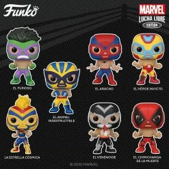Hobbiestock Collectibles Funko Pop! Marvel: Lucha Libre Edition Set