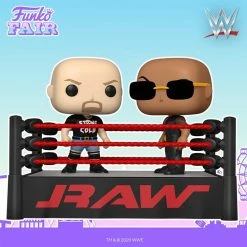 Hobbiestock Collectibles Funko Pop Pop! Moment: WWE- The Rock Vs Stone Cold In Wrestling Ring
