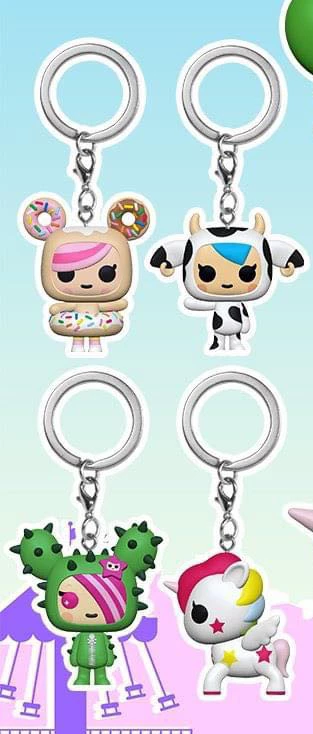 Hobbiestock Collectibles New Arrivals Pocket Pop! Keychain Tokidoki Set Of 4 3 Hobbiestock Collectibles New Arrivals Pocket Pop! Keychain Tokidoki Set Of 4