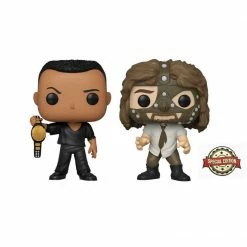 Hobbiestock Collectibles Funko Pop Pop! 2PK The Rock Vs. Mankind (Special Edition)