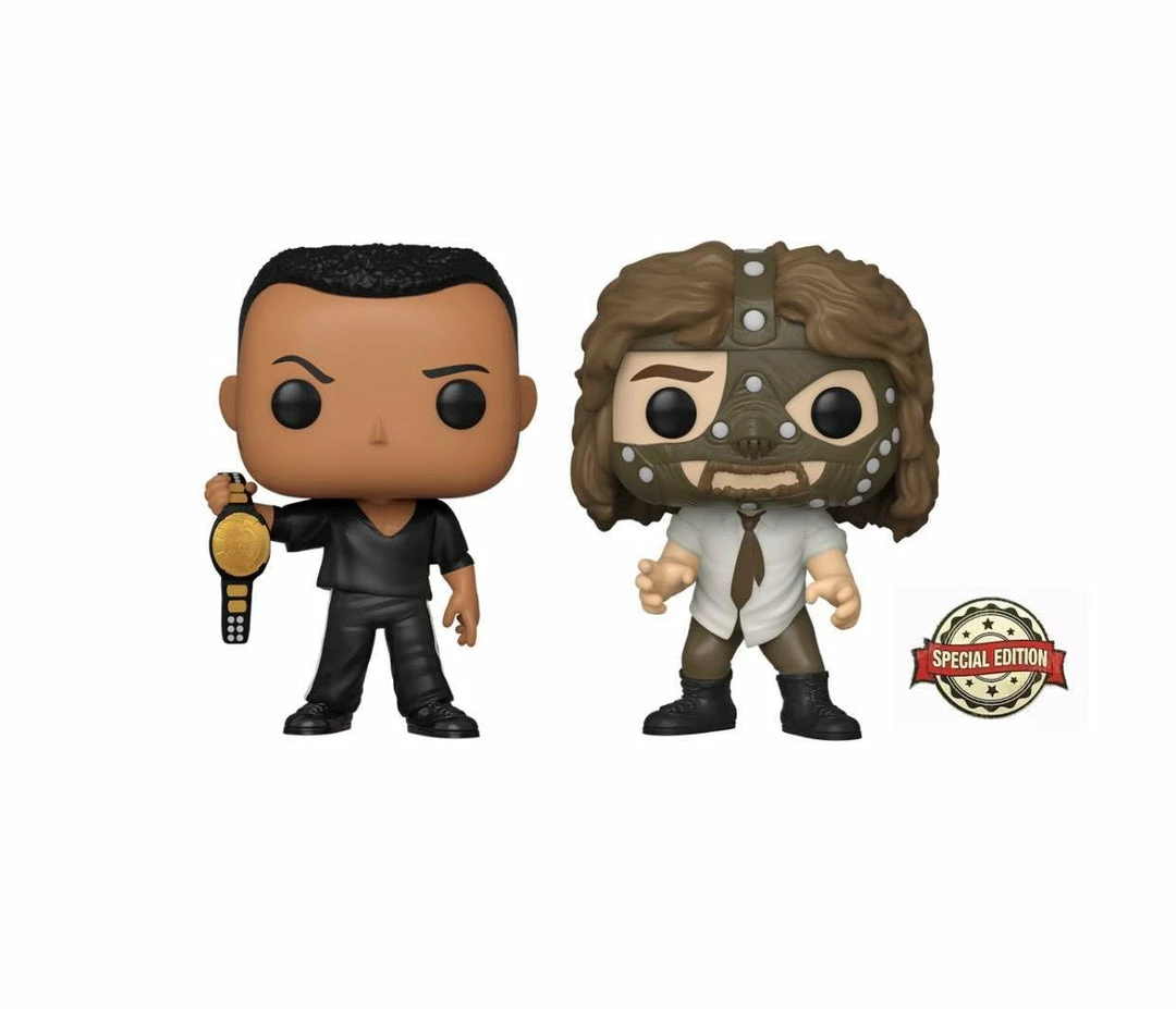Hobbiestock Collectibles Funko Pop Pop! 2PK The Rock Vs. Mankind (Special Edition) 3 Hobbiestock Collectibles Funko Pop Pop! 2PK The Rock Vs. Mankind (Special Edition)