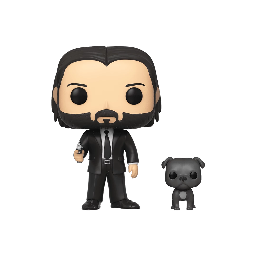 Hobbiestock Collectibles Pop! Movies: John Wick In Black Suit W/ Dog Buddy Funko Pop 3 Hobbiestock Collectibles Pop! Movies: John Wick In Black Suit W/ Dog Buddy Funko Pop