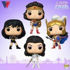 Hobbiestock Collectibles Funko Pop! Heroes: Wonder Woman 80th Set Of 4