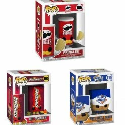 Hobbiestock Collectibles New Arrivals Funko Pop! Foodies: White Castle Slider, Pringles Can & Hot Tamales Set Of 3