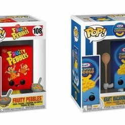 Hobbiestock Collectibles Funko Pop! Foodie: Kraft Mac & Cheese Box & Fruity Pebbles Cereal Set