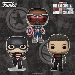 Hobbiestock Collectibles Funko Pop! Marvel: The Falcon And The Winter Soldier Set Of 3