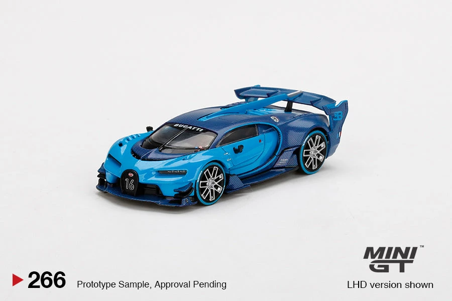 Hobbiestock Collectibles Mini GT 1/64 Bugatti Vision Gran Turismo Light Blue (LHD) 3 Hobbiestock Collectibles Mini GT 1/64 Bugatti Vision Gran Turismo Light Blue (LHD)