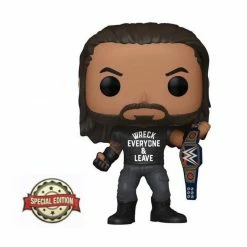 Hobbiestock Collectibles Funko Pop! WWE: Roman Reigns With Title (Wreck Everyone And Leave) Special Edition