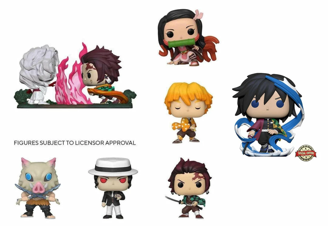Hobbiestock Collectibles Funko Pop! Animation: Demon Slayer Set Of 7 3 Hobbiestock Collectibles Funko Pop! Animation: Demon Slayer Set Of 7