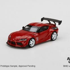 Hobbiestock Collectibles Mini GT 1/64 HKS Toyota GR Supra Renaissance Red (RHD)