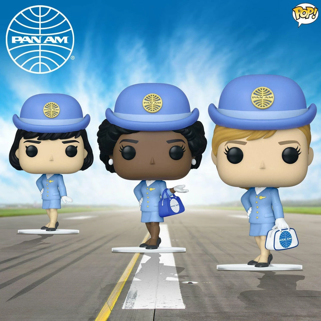 Hobbiestock Collectibles Funko Pop! Ad Icons: Pan Am - Stewardess Set Of 3 3 Hobbiestock Collectibles Funko Pop! Ad Icons: Pan Am - Stewardess Set Of 3