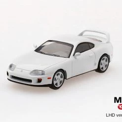Hobbiestock Collectibles 1/64 Toyota Supra(JZA80) Super White (LHD)