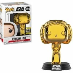 Hobbiestock Collectibles Star Wars 2019 Shared Exclusive: Princess Leia Gold Chrome