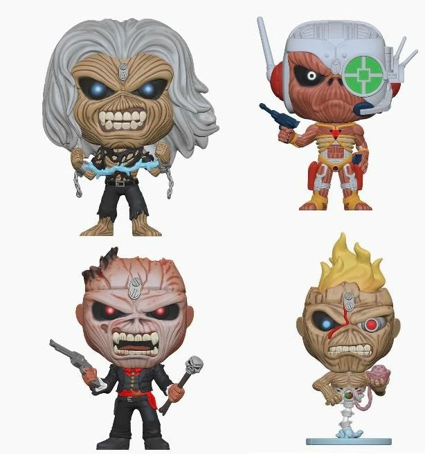 Hobbiestock Collectibles Funko Pop! Rocks: Iron Maiden Set Of 4 3 Hobbiestock Collectibles Funko Pop! Rocks: Iron Maiden Set Of 4
