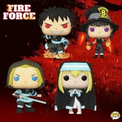 Hobbiestock Collectibles Funko Pop! Animation: Fire Force Set Of 4