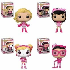 Hobbiestock Collectibles Funko Pop! Heroes: BC Awareness- Bombshells Set Of 4