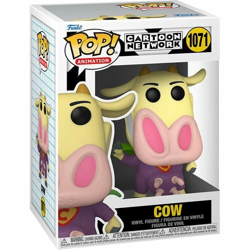 Hobbiestock Collectibles Funko Pop! Animation: Cartoon Network - Cow & Chicken - Super Cow 3 Hobbiestock Collectibles Funko Pop! Animation: Cartoon Network - Cow & Chicken - Super Cow