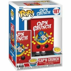 Hobbiestock Collectibles Funko Pop! Vinyl: Quaker- Cap'N Crunch Cereal Box