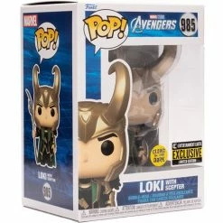 Hobbiestock Collectibles Funko Pop! Marvel: Avengers Loki With Scepter Entertainment Earth Exclusive