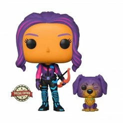 Hobbiestock Collectibles Funko Pop! Marvel: Hawkeye - Kate Bishop & Lucky (Blacklight) Special Edition