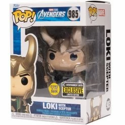 Hobbiestock Collectibles Funko Pop! Marvel: Avengers Loki With Scepter Entertainment Earth Exclusive