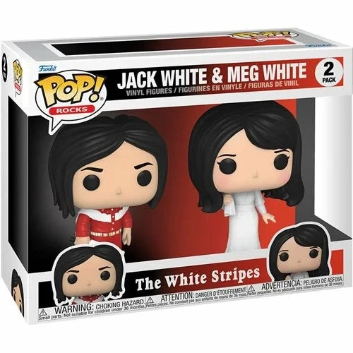 Hobbiestock Collectibles Funko Pop! Rocks: 2PK Jack White And Meg White - The White Stripes 3 Hobbiestock Collectibles Funko Pop! Rocks: 2PK Jack White And Meg White - The White Stripes