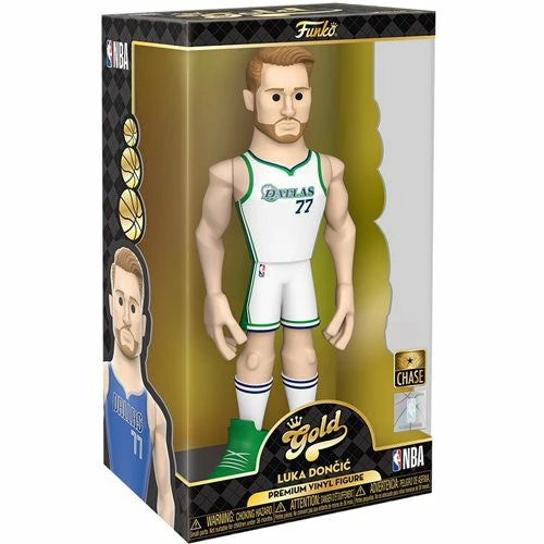 Hobbiestock Collectibles Funko Pop Funko Gold 12" Vinyl: NBA: Mavericks Luka Doncic Chase 3 Hobbiestock Collectibles Funko Pop Funko Gold 12" Vinyl: NBA: Mavericks Luka Doncic Chase