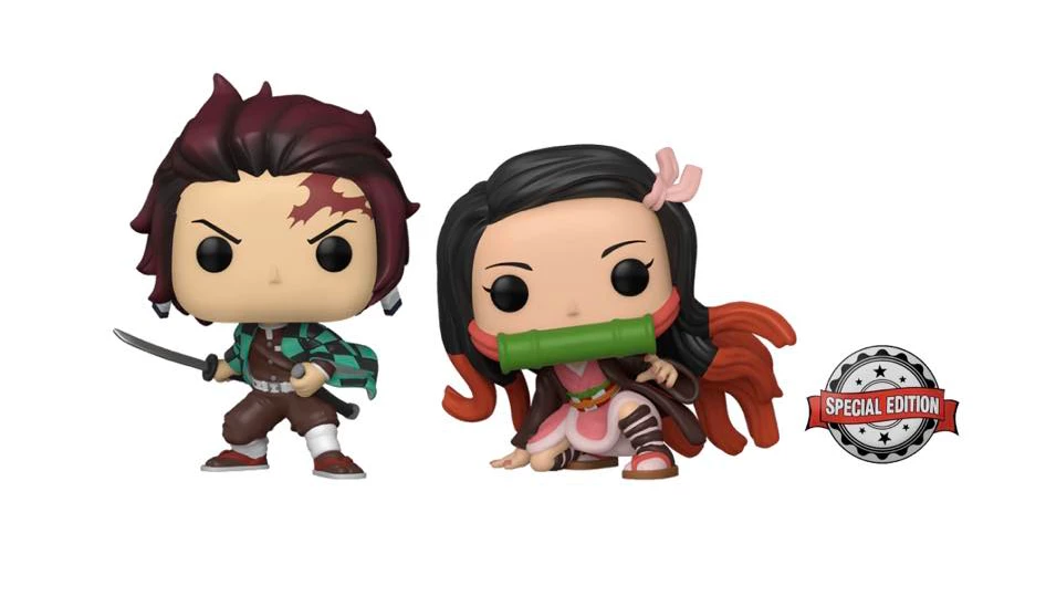 Hobbiestock Collectibles Funko Pop! Animation: Demon Slayer- 2PK Tanjiro & Nezuko (Special Edition) 3 Hobbiestock Collectibles Funko Pop! Animation: Demon Slayer- 2PK Tanjiro & Nezuko (Special Edition)