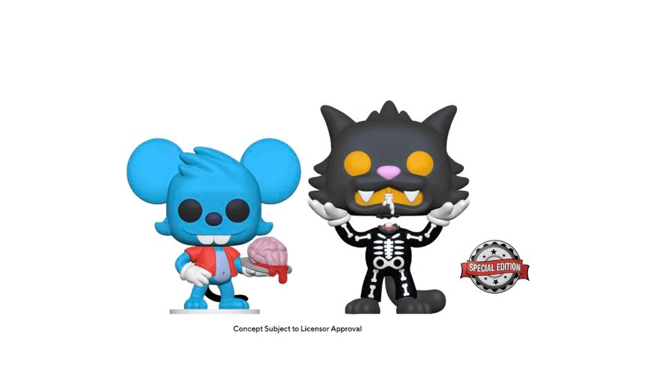 Hobbiestock Collectibles Funko Pop! TV: Simpsons - Itchy And Scratchy (Skeleton) Special Edition 3 Hobbiestock Collectibles Funko Pop! TV: Simpsons - Itchy And Scratchy (Skeleton) Special Edition