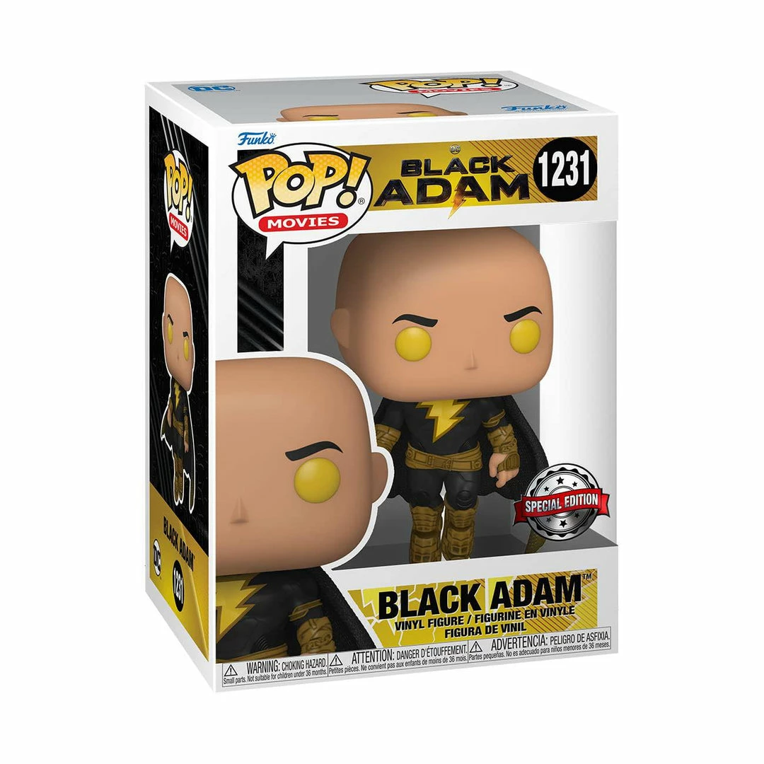Hobbiestock Collectibles Funko Pop! Movies: Black Adam - Black Adam Flying W/ Cape (Glow) Special Edition 3 Hobbiestock Collectibles Funko Pop! Movies: Black Adam - Black Adam Flying W/ Cape (Glow) Special Edition