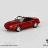 Hobbiestock Collectibles Mini GT 1/64 Mazda Miata MX-5 (NA) Classic Red LHD Die Cast Models