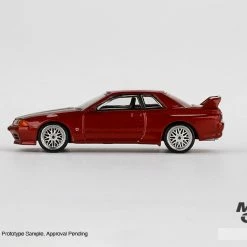 Hobbiestock Collectibles Mini GT 1/64 Nissan GT-R (R32) Red Pearl W/ BBS LM Wheel