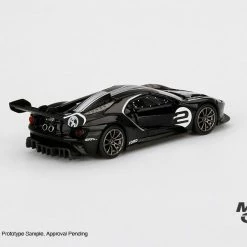 Hobbiestock Collectibles Die Cast Models Mini GT 1/64 Ford GT MK II #006 Shadow Black LHD