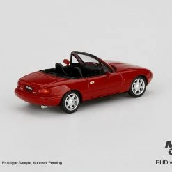 Hobbiestock Collectibles Mini GT 1/64 Eunos Roadster Classic Red RHD