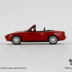 Hobbiestock Collectibles Mini GT 1/64 Eunos Roadster Classic Red RHD