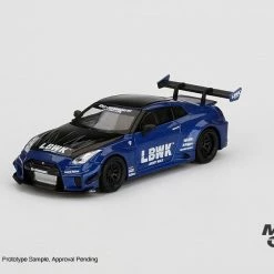 Hobbiestock Collectibles Mini GT 1/64 LB-Silhouette WORKS GT NISSAN 35GT-RR Ver.2 LBWK Blue
