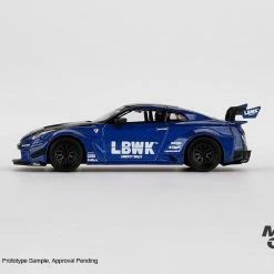Hobbiestock Collectibles Mini GT 1/64 LB-Silhouette WORKS GT NISSAN 35GT-RR Ver.2 LBWK Blue