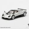 Hobbiestock Collectibles Mini GT 1/64 Pagani Zonda F Silver Die Cast Models