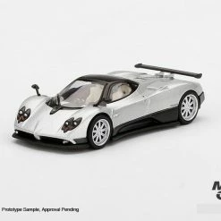 Hobbiestock Collectibles Mini GT 1/64 Pagani Zonda F Silver Die Cast Models