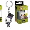 Hobbiestock Collectibles Pop Keychain Set: Disney - NBC - Dapper Jack (IE) And Zero (IE)
