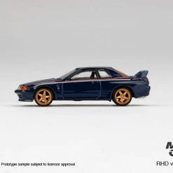 Hobbiestock Collectibles Die Cast Models Mini GT 1/64 Nissan Skyline GT-R (R32) Nismo S-Tune Dark Blue RHD