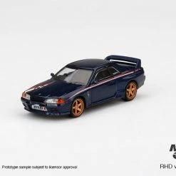 Hobbiestock Collectibles Die Cast Models Mini GT 1/64 Nissan Skyline GT-R (R32) Nismo S-Tune Dark Blue RHD