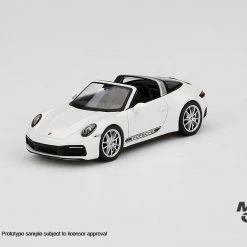 Hobbiestock Collectibles Mini GT 1/64 Porsche 911 Targa 4s White