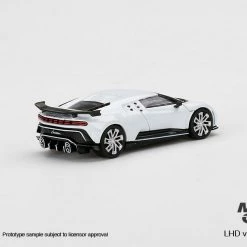 Hobbiestock Collectibles Mini GT 1/64 1/64 Bugatti Centodieci White LHD