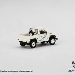 Hobbiestock Collectibles Die Cast Models Mini GT 1/64 Land Rover Defender 90 Pickup White RHD