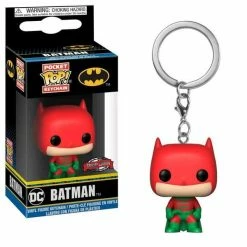 Hobbiestock Collectibles Pop Keychain: DC - Batman (Holiday)