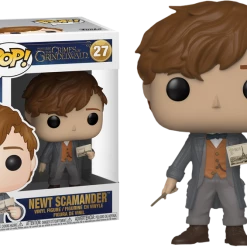 Hobbiestock Collectibles Funko Pop Pop Movies: Fantastic Beast 2 - Newt Scamander W/ Postcard (IE)