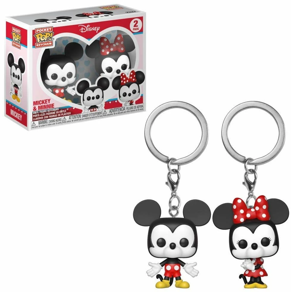 Hobbiestock Collectibles Funko Pop Pop Keychain: Disney - 2-Pack Minnie Mouse And Mickey Mouse Mini 3 Hobbiestock Collectibles Funko Pop Pop Keychain: Disney - 2-Pack Minnie Mouse And Mickey Mouse Mini