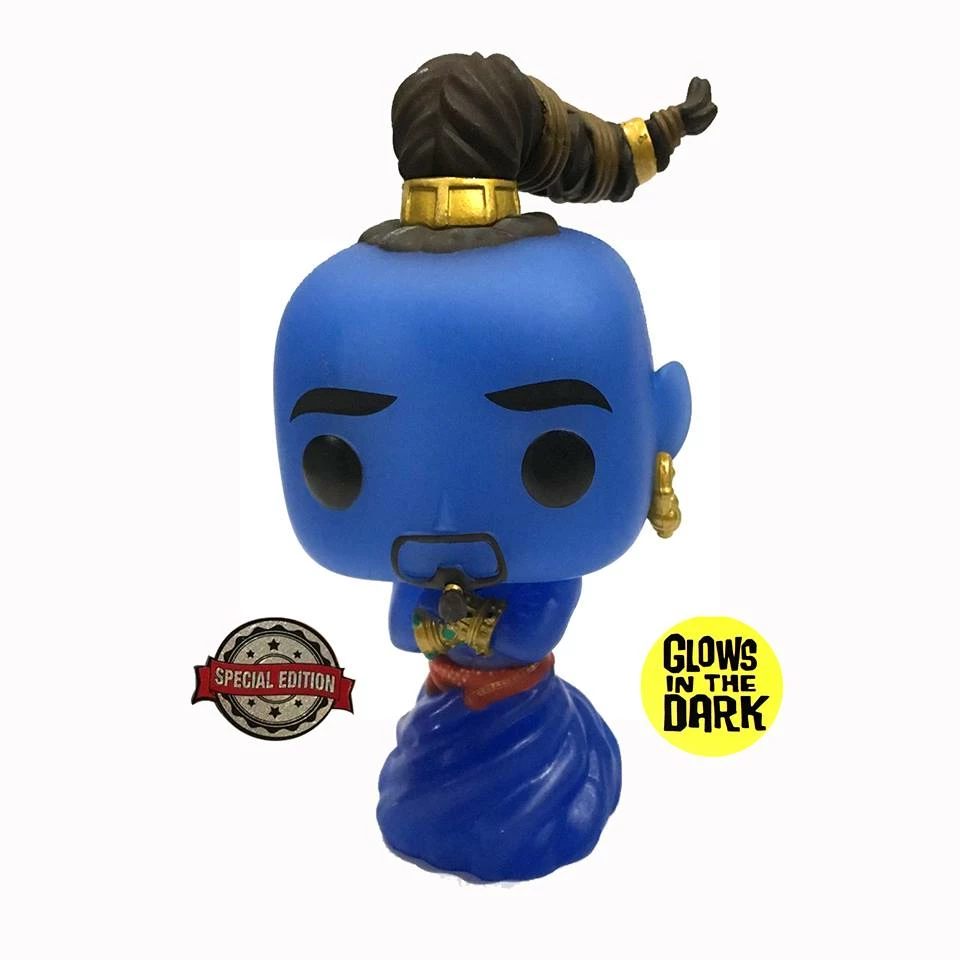 Hobbiestock Collectibles Pop! Disney: Aladdin (Live Action) - Genie (Glow In The Dark) Exclusive Funko Pop 3 Hobbiestock Collectibles Pop! Disney: Aladdin (Live Action) - Genie (Glow In The Dark) Exclusive Funko Pop